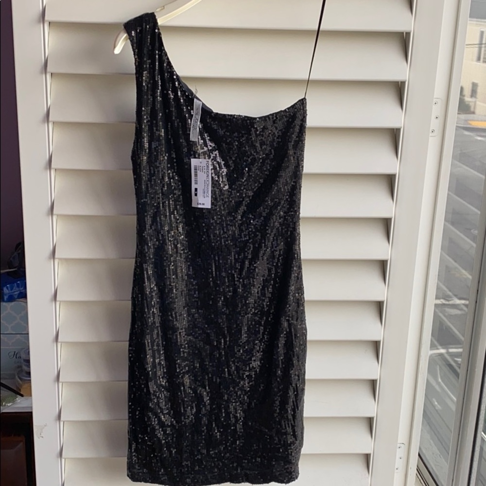 New one sided sequin dress